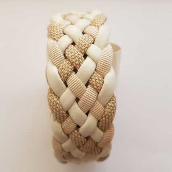 0.90 m&egrave;tre cuir tress&eacute; n&deg;13 30 mm