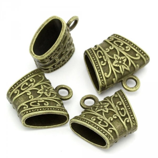 10 Passanti per sciarpe N&deg;28 Bronzo