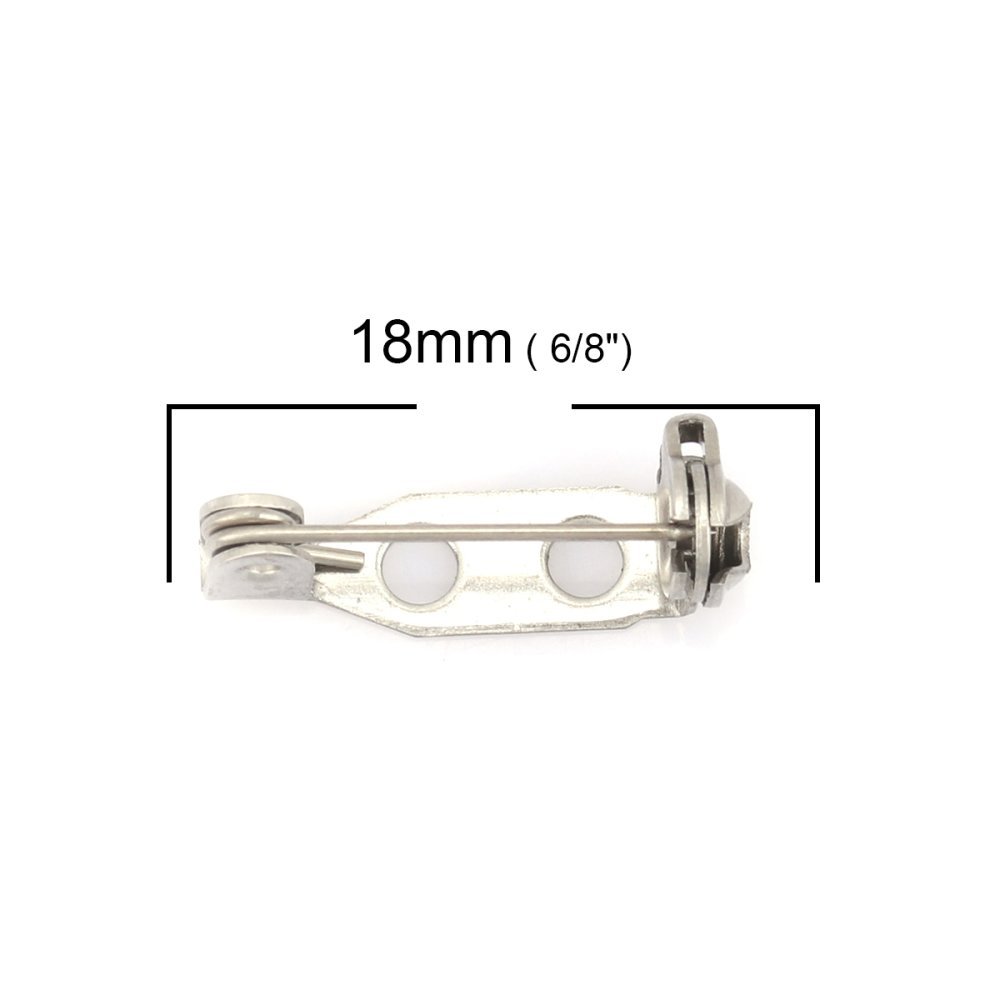 10 Supporti per mandrino 18 mm in acciaio inox N°01