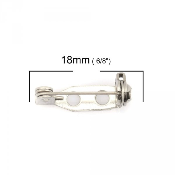 10 Supporti per mandrino 18 mm in acciaio inox N&deg;01