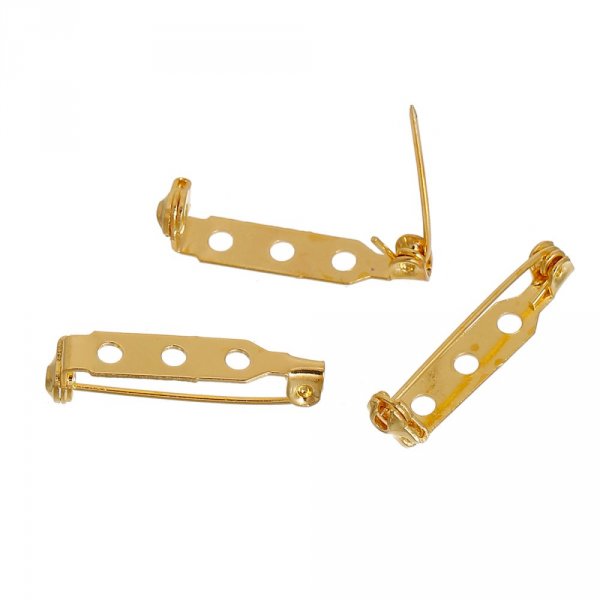 10 Supporti per mandrino 27mm N&deg;01 Oro