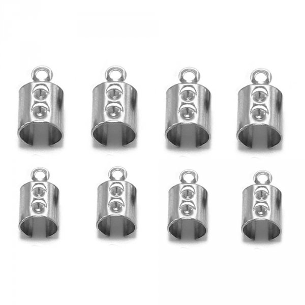 10 punte in acciaio inox per schiacciare, pizzicare, piegare e incollare 2 mm x 8 mm