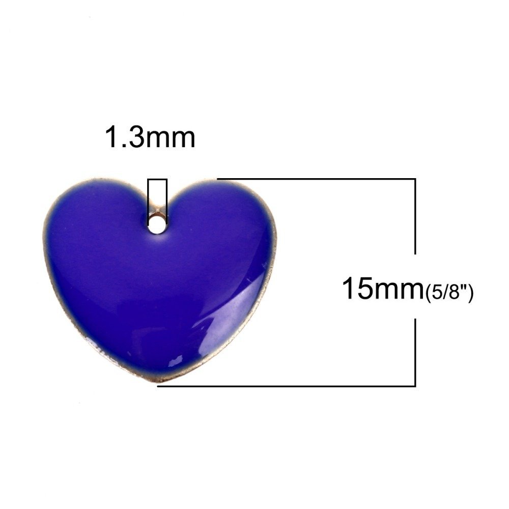 10 paillettes argentate bifacciali a cuore N°02