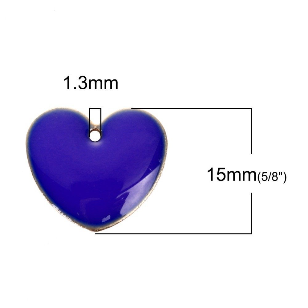 10 paillettes argentate bifacciali a cuore N°02