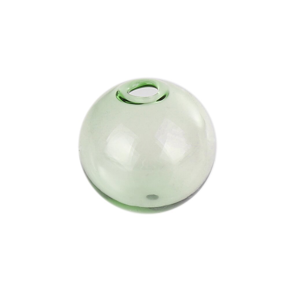 1 sfera di vetro rotonda da 12 mm Verde da riempire