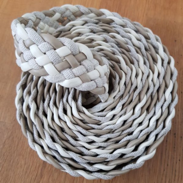 1 metro di pelle intrecciata N&deg;01 30 mm