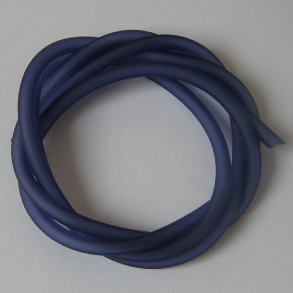 1 metro di corda cava in Pvc 5 mm Blu Montana