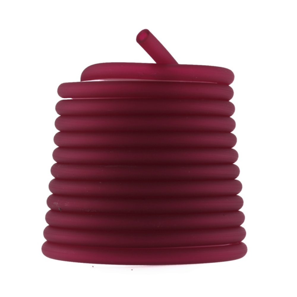 1 metro di corda cava in Pvc 5 mm Fushia scuro