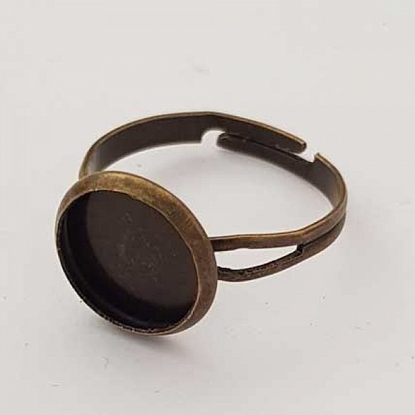 1 support bague r&eacute;glable de 10 mm Bronze N&deg;20