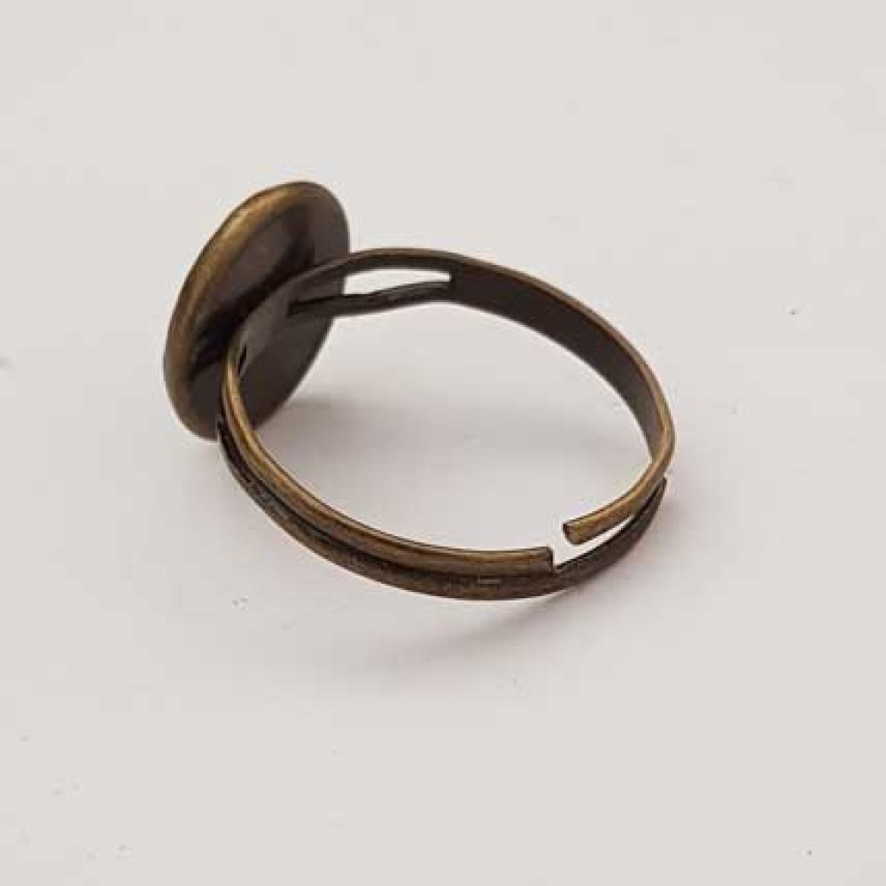 1 support bague réglable de 10 mm Bronze N°20