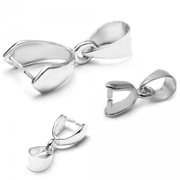 1 anello porta cabochon 18 mm Argento N&deg;04