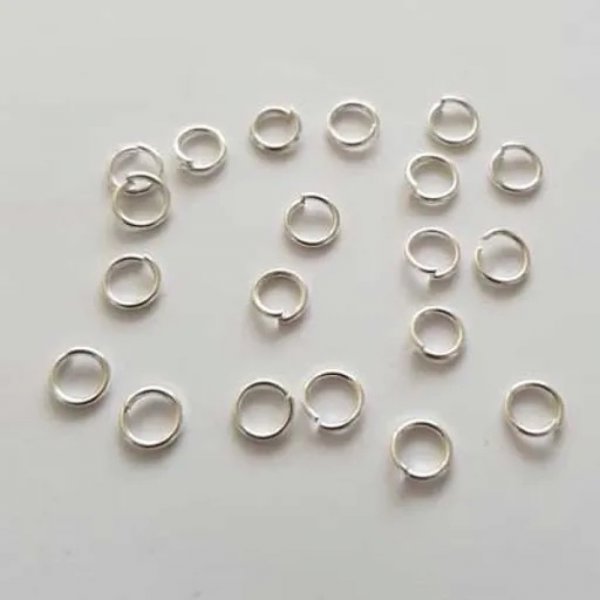 20 Anneaux de jonction ouvert 05 mm Argent N&deg;02