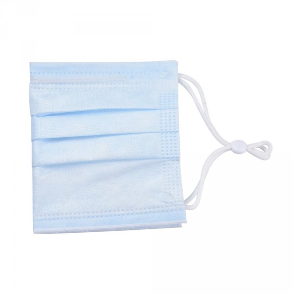 20 Fasce bianche in corda elastica con fibbia regolabile per maschera.