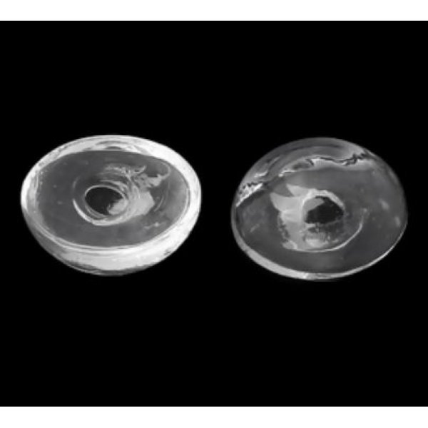 20 Boules en verre Ovale &agrave; remplir