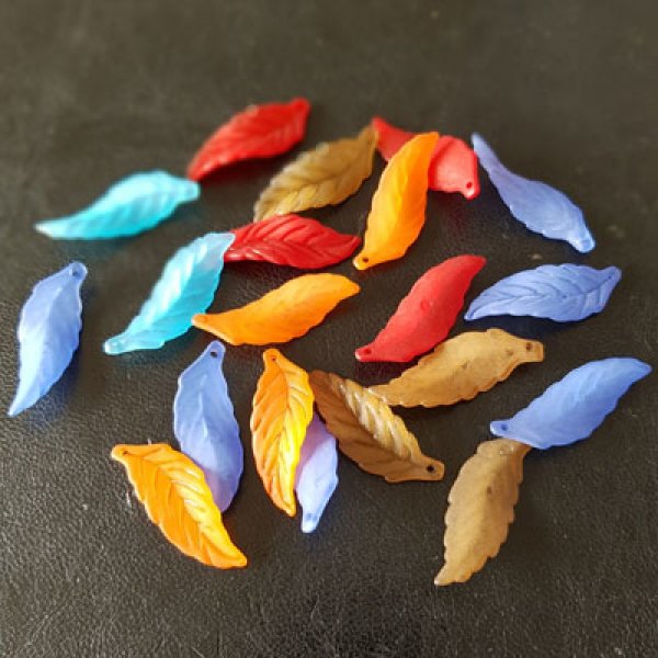 20 foglie di bamb&ugrave; assortite