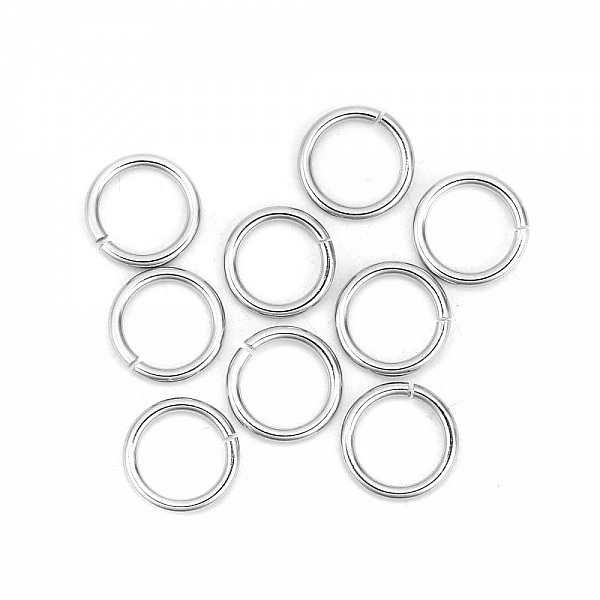 2 Anelli di giunzione aperti 11 mm Inox