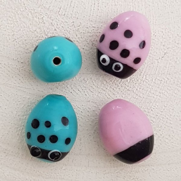 2 Perline ovali 16/13 mm N&deg;04