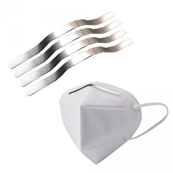 30 pezzi Striscia per ponte nasale Accessorio per maschera termica N&deg;01 Barra nasale