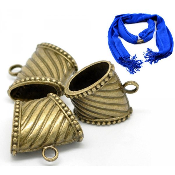 3 Passanti per sciarpa N&deg;17 Bronzo