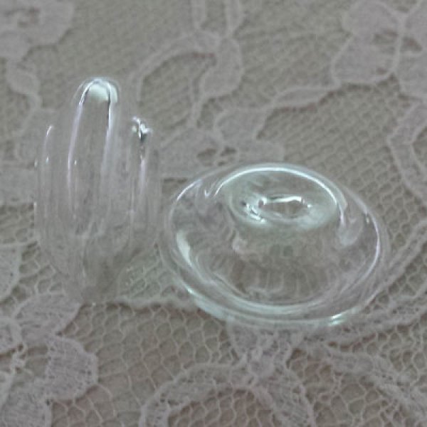 5 sfere di vetro Piastra N&deg;06 da riempire