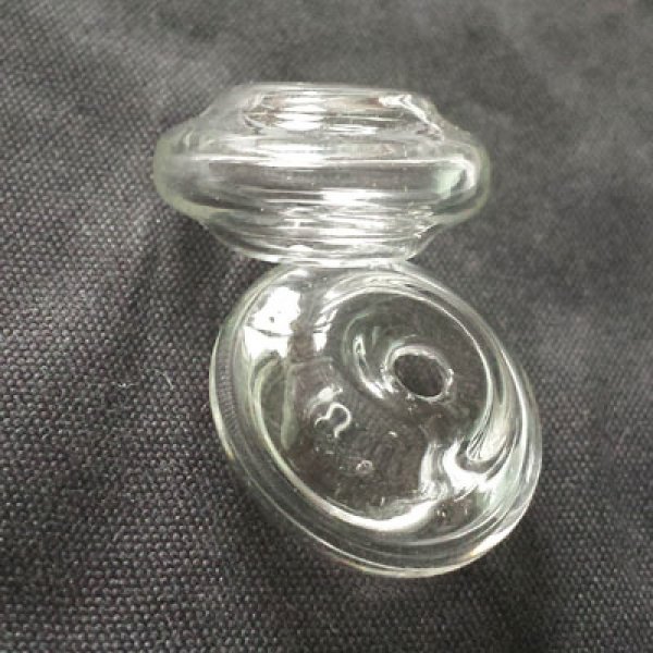 5 sfere di vetro Piastra N&deg;06 da riempire