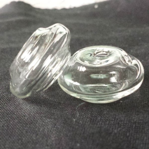 5 sfere di vetro Piastra N&deg;06 da riempire