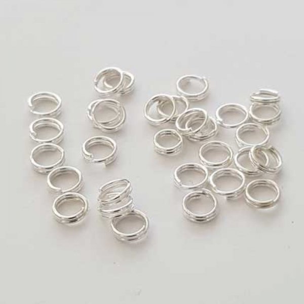 Anneaux de jonction double 05 mm x 20 pi&egrave;ces