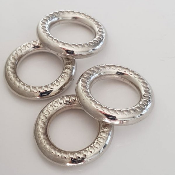 Anelli sciarpa CCB con foro grande n. 55