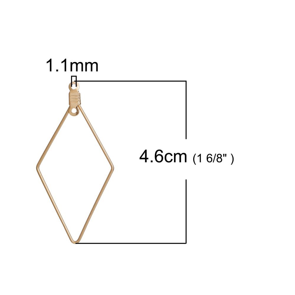 Diamante Primer Oro Porta orecchini N°01 x 10 pezzi