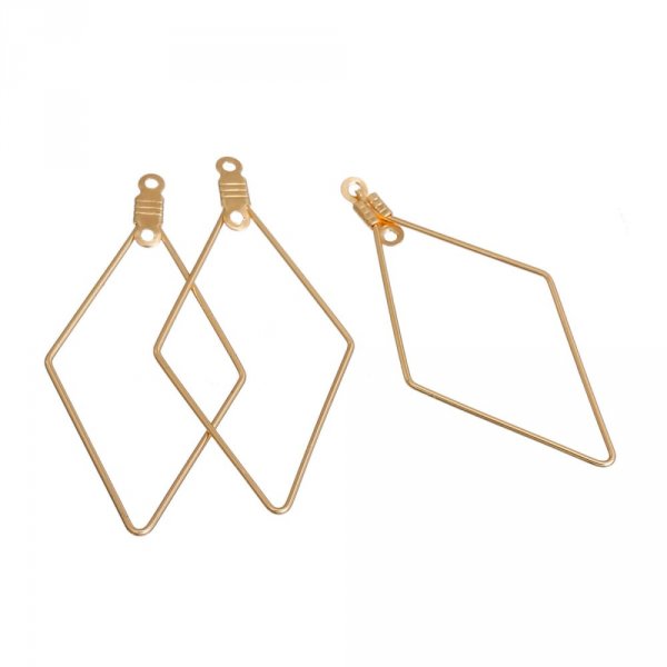 Diamante Primer Oro Porta orecchini N&deg;01 x 1 pezzo