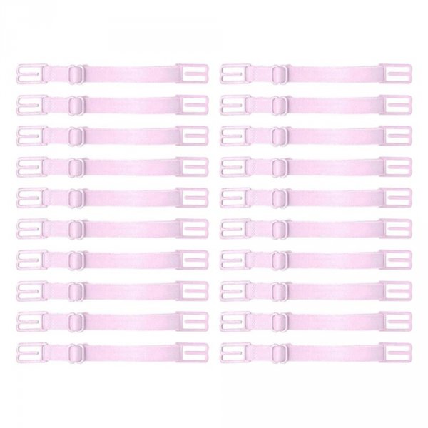 Cinghia elastica 20 Estensioni della maschera regolabili Gancio per le orecchie Bianco