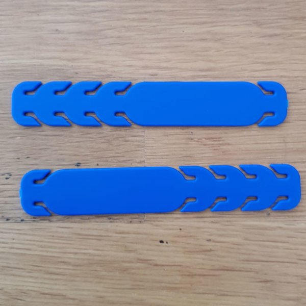 Fascia elastica Protettore auricolare regolabile per maschera N&deg;02 Blu