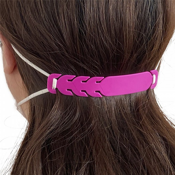 Fascia elastica Paraorecchie regolabile per maschera N&deg;02 Rosa