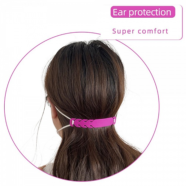 Fascia elastica Paraorecchie regolabile per maschera N&deg;02 Rosa