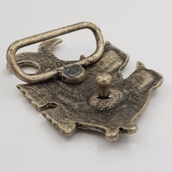 Boucle de ceinture Argent N&deg;18 Poissons