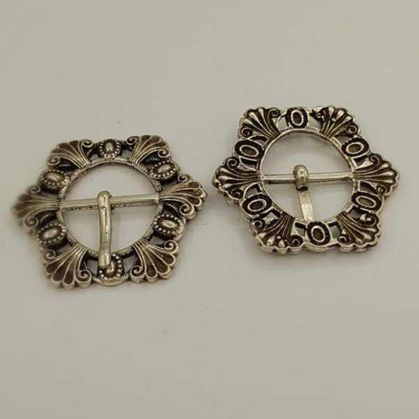 Boucle de ceinture Argent en Zamac N&deg;05