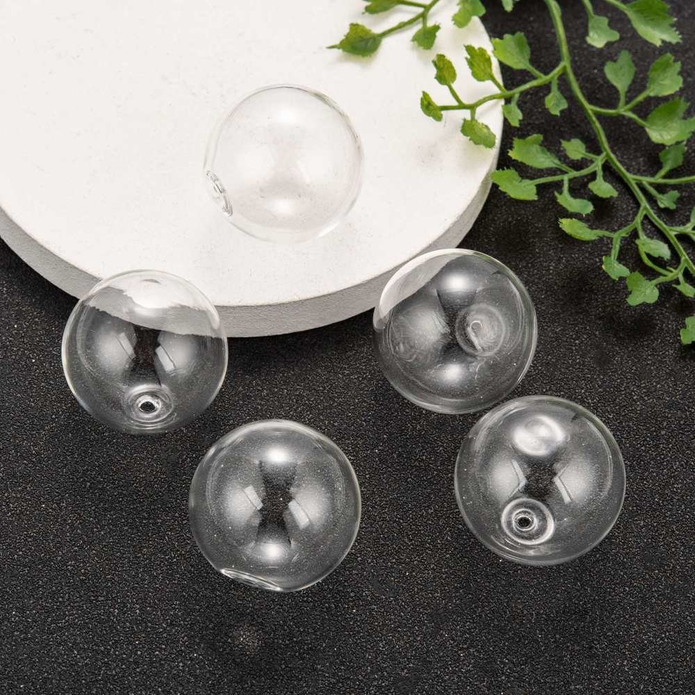 Boules en verre ronde de 28mm 10 pièces