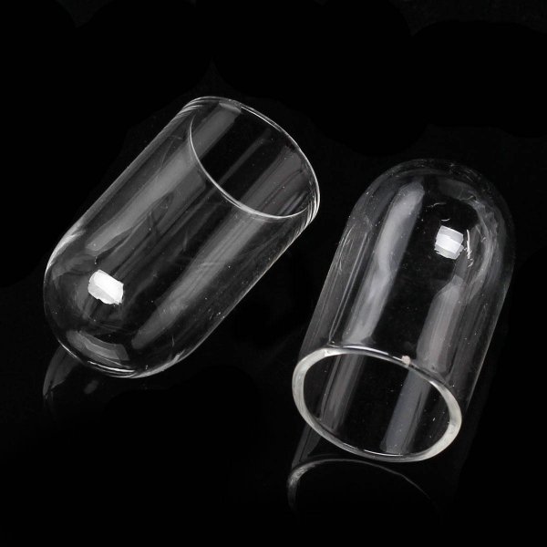 Palline di vetro tubo 01 di 24 mm 5 pezzi