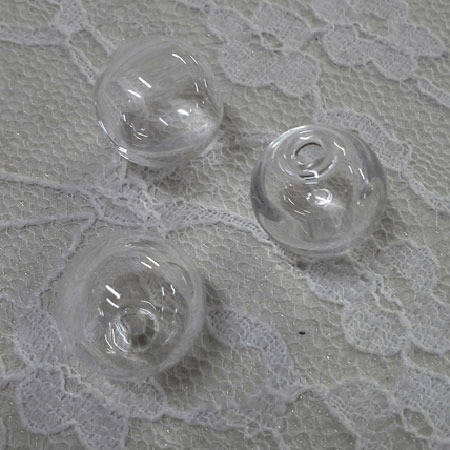Sfere di vetro da riempire rotonde 10mm 10 pezzi