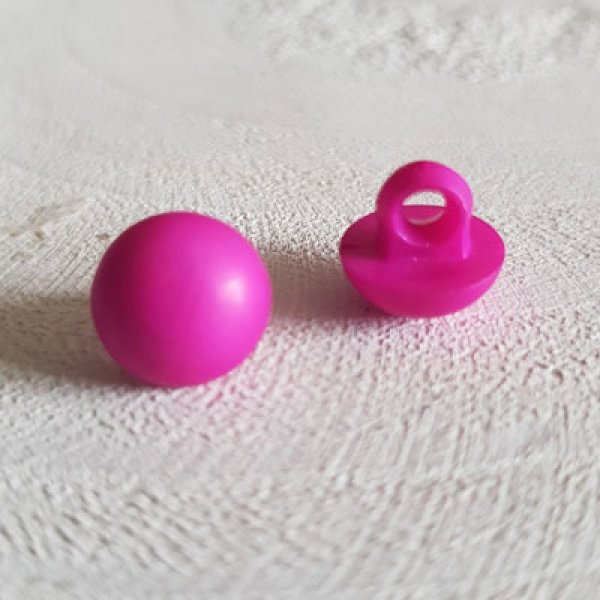 Bottoni fantasia per bambini e neonati motivo Demi Boule N&deg;04-04 Fushia