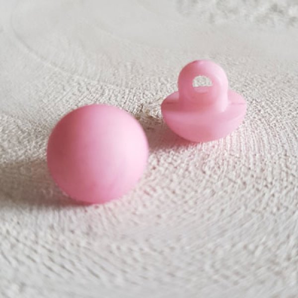 Bottoni fantasia per bambini e neonati motivo Demi Boule N&deg;04-06 Rosa