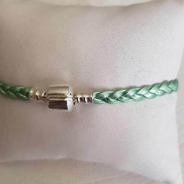 Bracciale a clip europeo semplice 03 DA 15 A 23 CM Sylvergreen