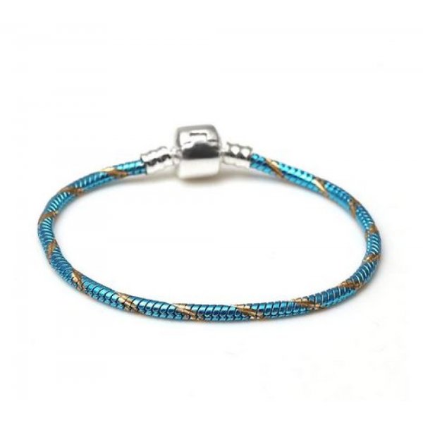 Bracciale europeo a clip 19 cm Chiusura liscia N&deg;27-01