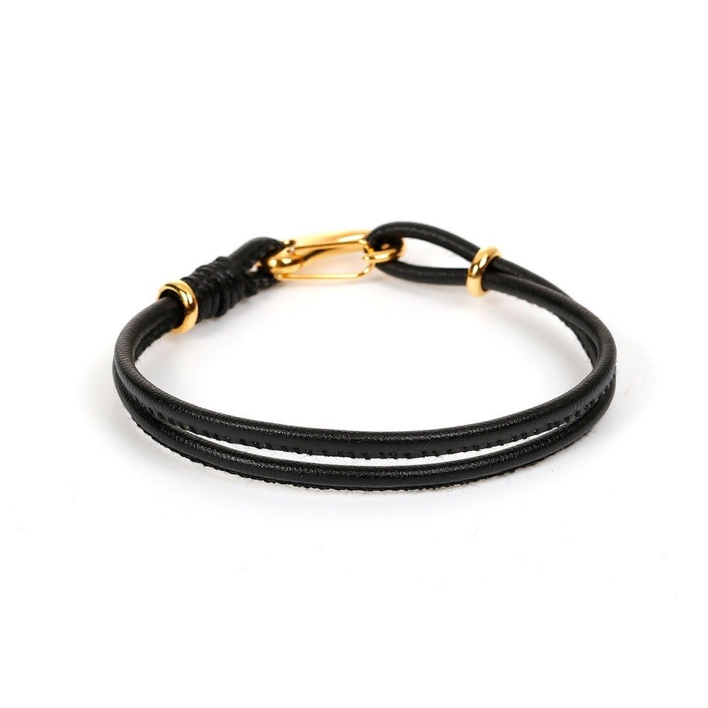 Bracciale europeo doppio Uni nero