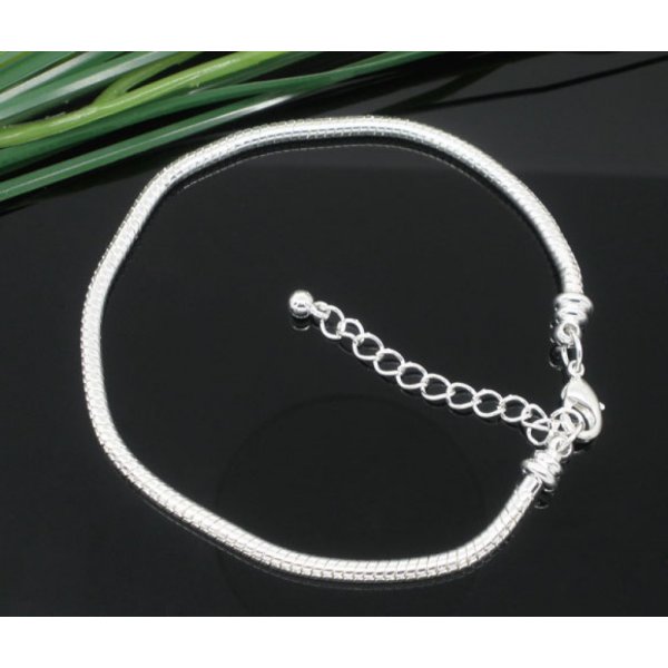 Bracciale europeo con moschettone 22 cm