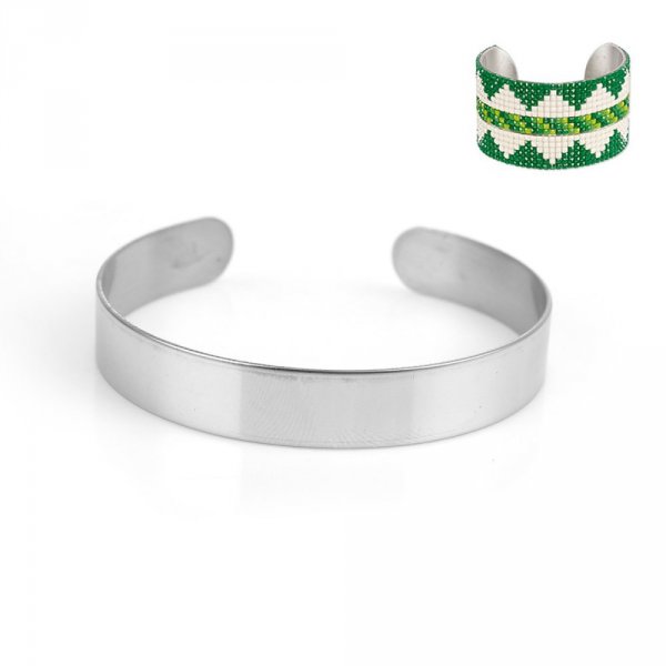 Bracciale in acciaio inox 10 mm N&deg;02