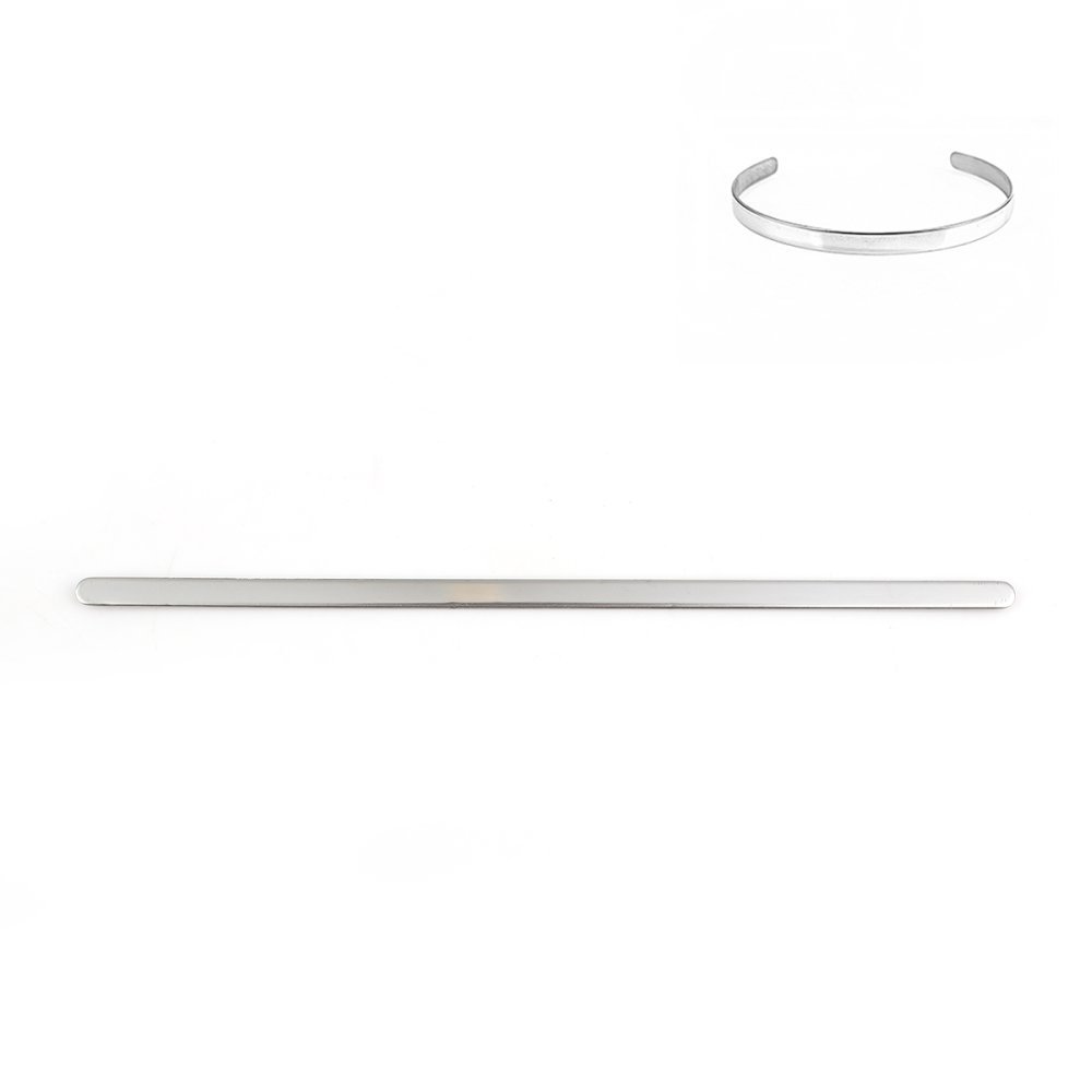 Bracciale in acciaio inox da 5 mm N°06 da piegare