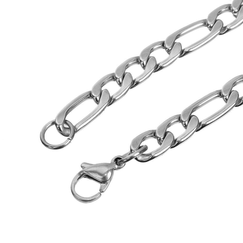 Bracciale N°01 in acciaio inossidabile 304, 21 cm