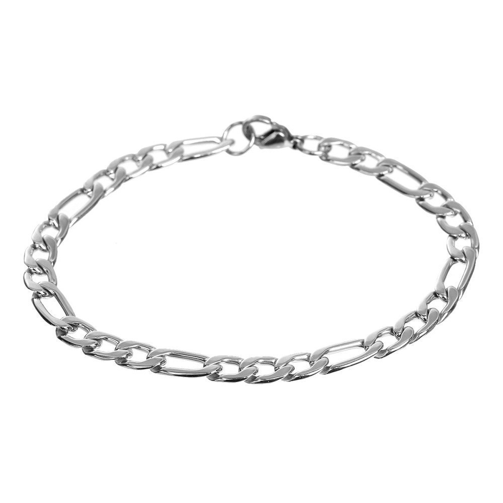 Bracciale N°01 in acciaio inossidabile 304, 21 cm