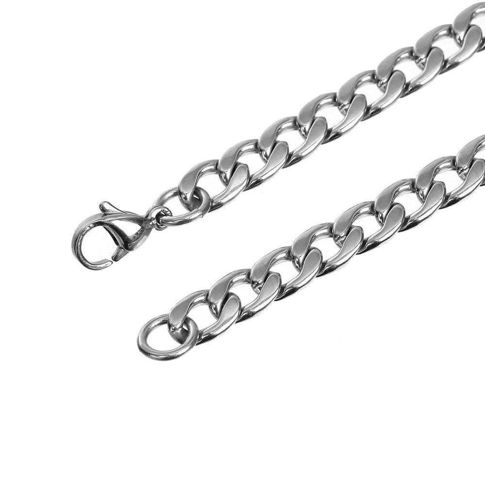 Bracciale N°04 in acciaio inossidabile 304, 20,5 cm